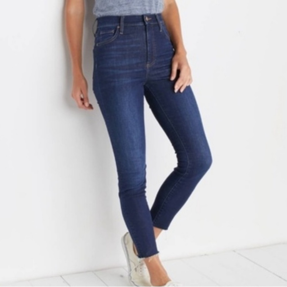 Marine Layer High Skinny Jeans in Dark Wash